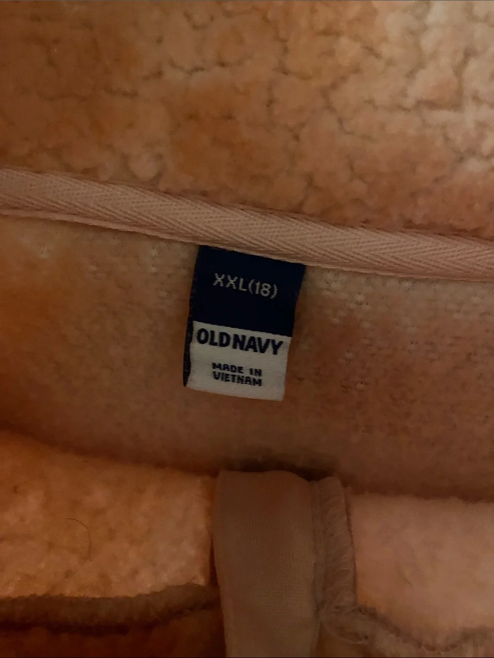 Old Navy Pink Tie-Dye Sherpa Half-Zip Pullover